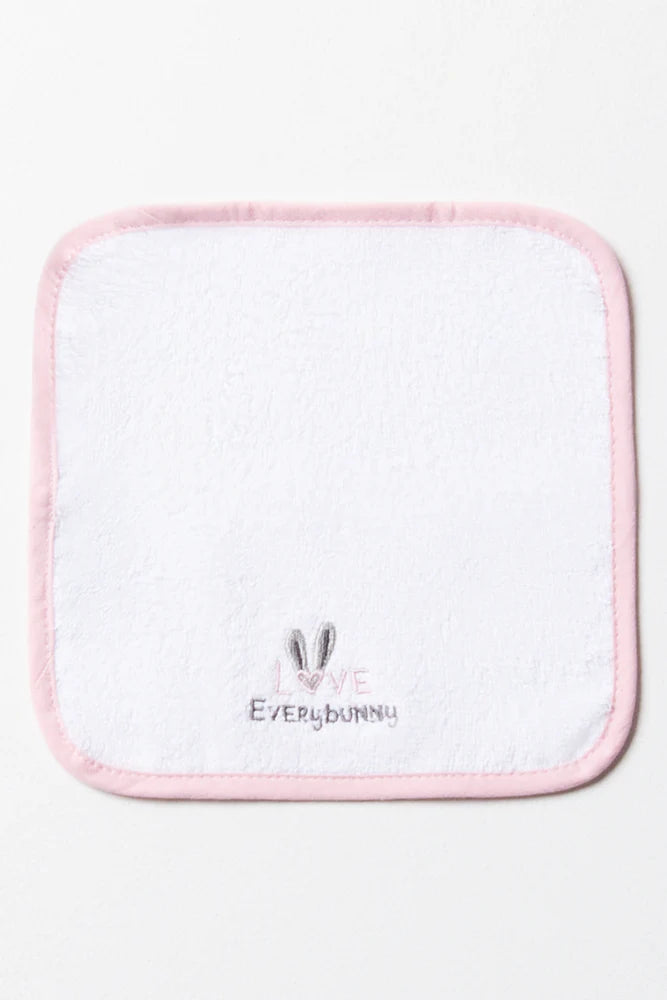 3-pack Bunny Washandjes Roze