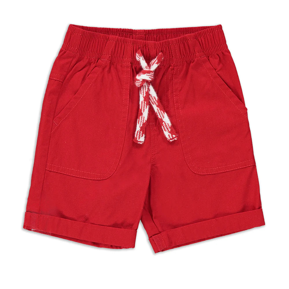 2 Pack Tropical Shorts Red
