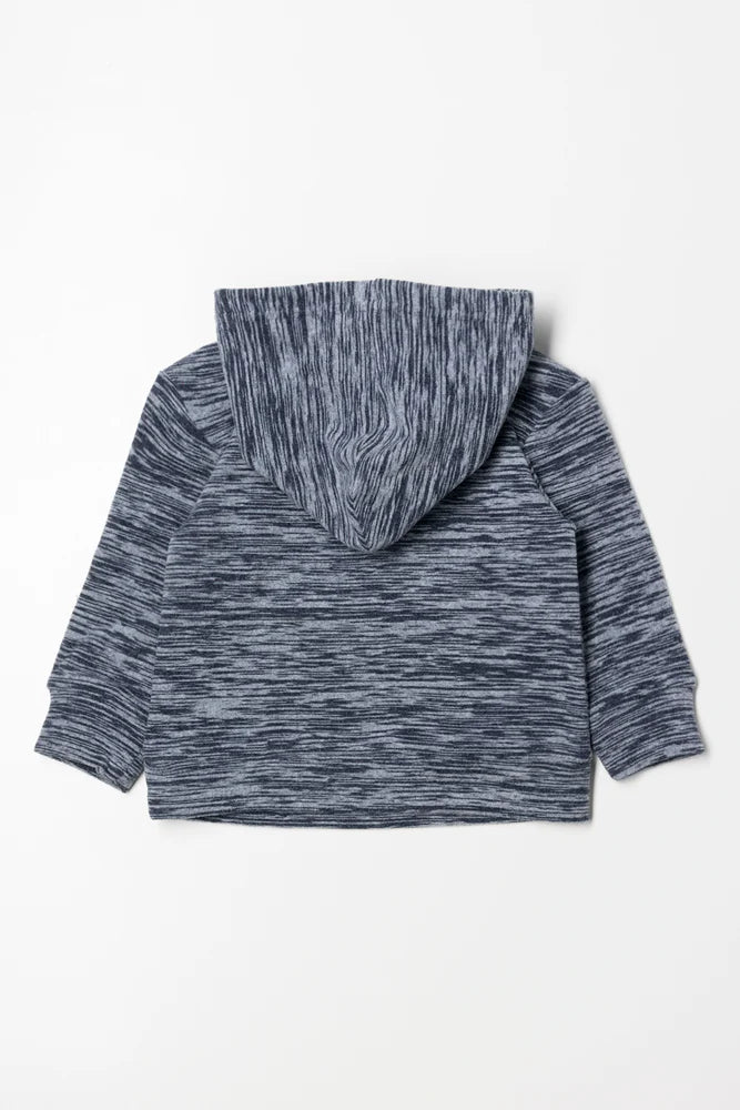 Bluza z kapturem granatowa