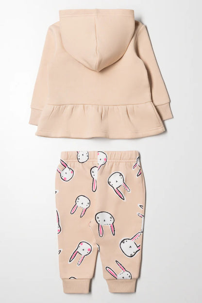 Peplum Tracksuit Natural