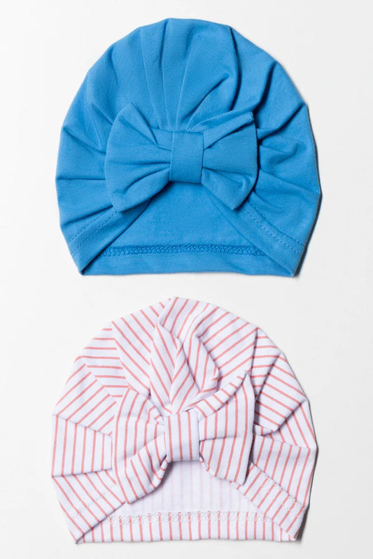 Turbans 2 Pack Blue