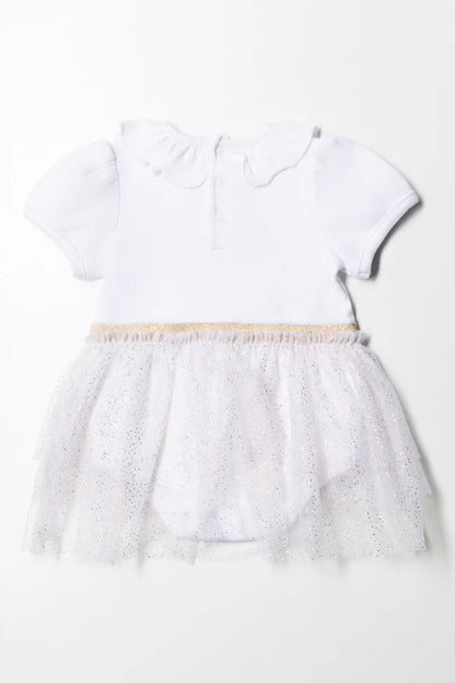 Tiered Dress White
