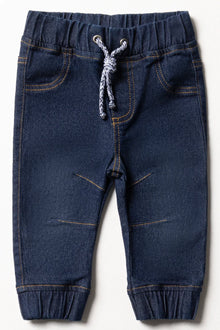 Jogger Denim Jeans Donkerblauw