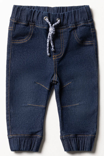 Jogger Denim Jeans Dark Blue
