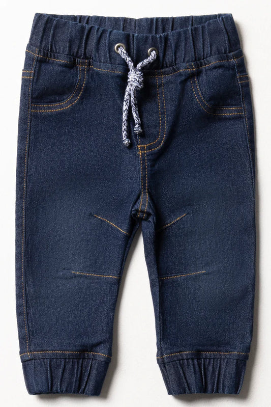 Jogger Denim Jeans Dark Blue
