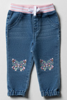 Jeansy Jogger Denim Blue