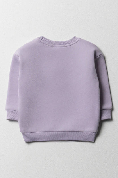Snoopy Styled Tracktop Fleece Lila