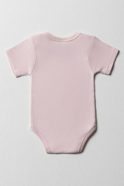 Short Sleeve Girl Body Vest Pink