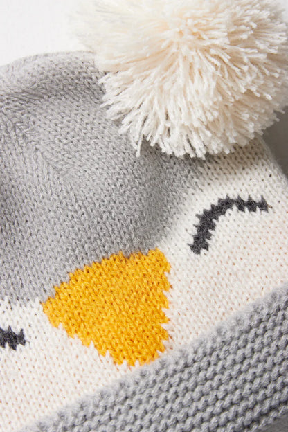Penguin Beanie Grijs