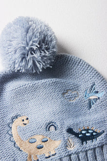 Beanie Blauw