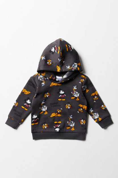 Bluza z kapturem Myszka Miki w kolorze ciemnoszarym