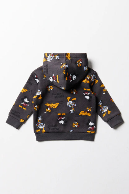 Bluza z kapturem Myszka Miki w kolorze ciemnoszarym