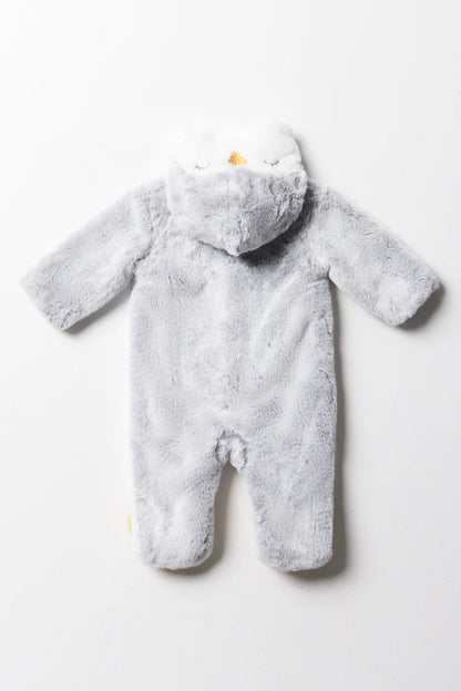 Penguin Babygrow Grey
