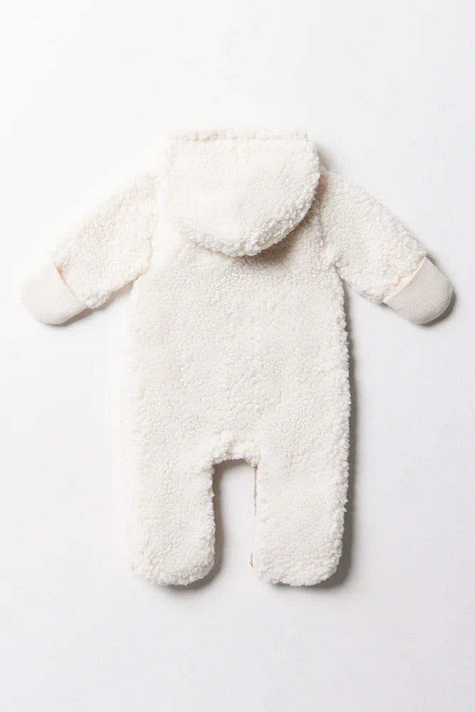 Star Sherpa Babygrow Blue