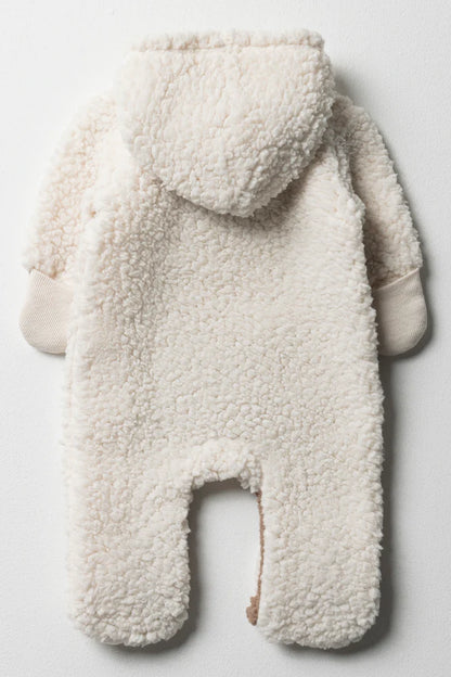 Star Sherpa Babygrow Blue