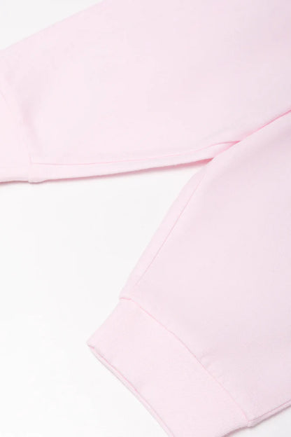 2-pack pyjama met lange mouwen, roze en wit