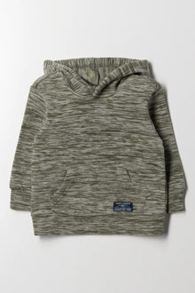 Bluza z kapturem zielona
