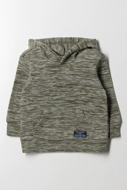 Bluza z kapturem zielona