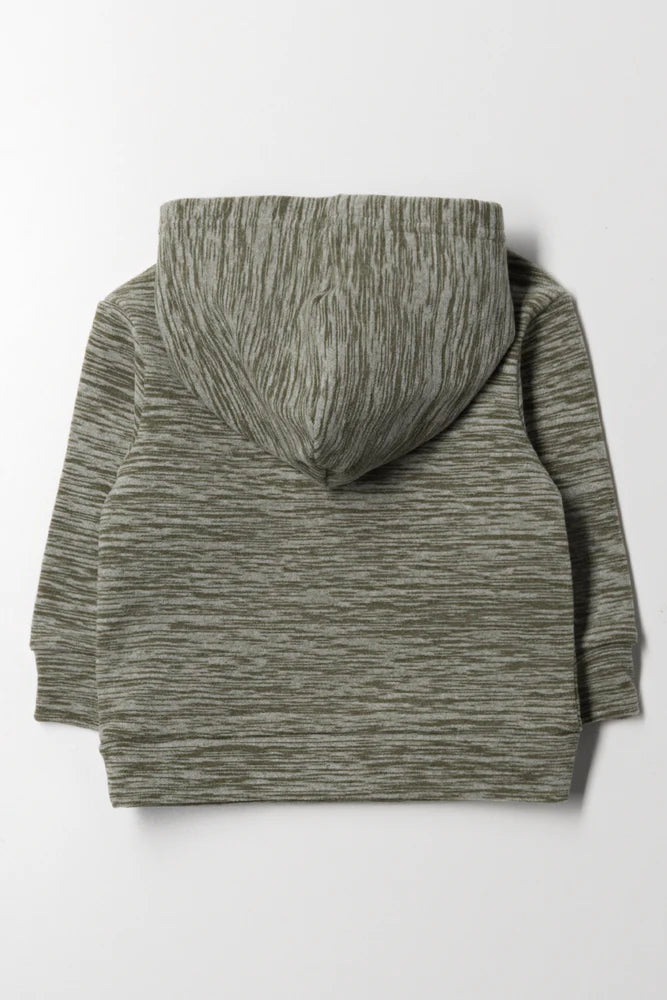 Bluza z kapturem zielona
