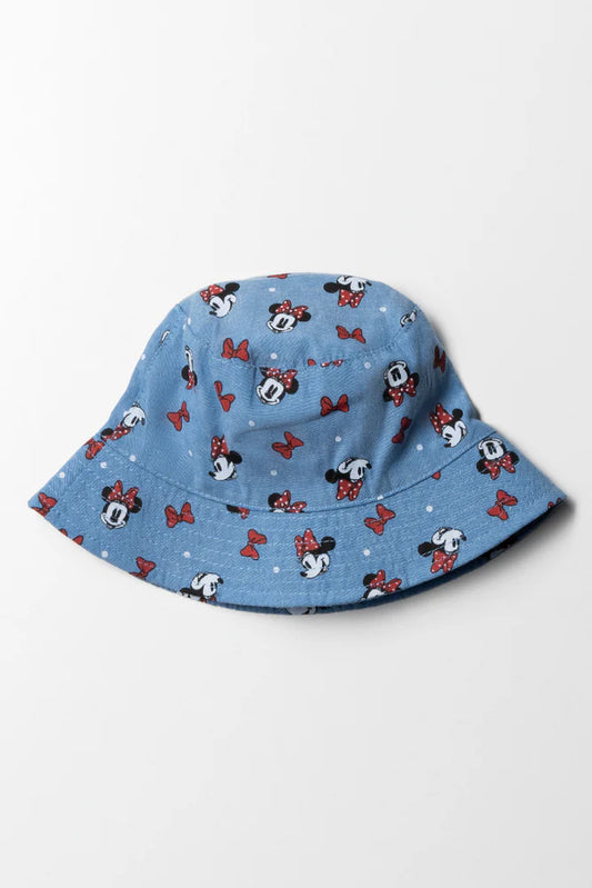 Minnie Mouse Bucket Hat Blauw