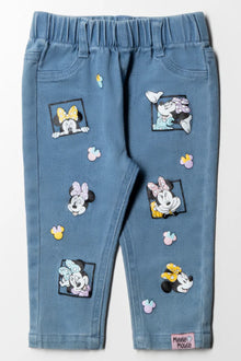 Minnie Mouse Jeggings Blauw