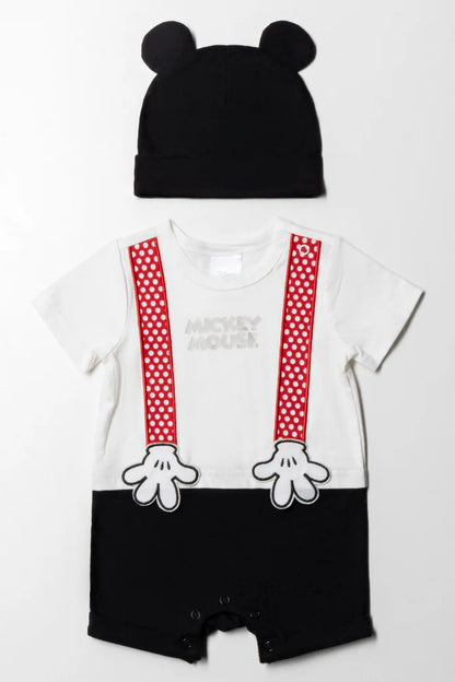 Mickey Romperset Zwart