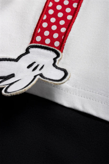 Mickey Romperset Zwart
