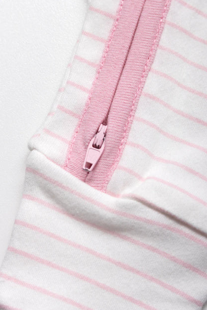 Panda Footless Babygrow Girl Pink