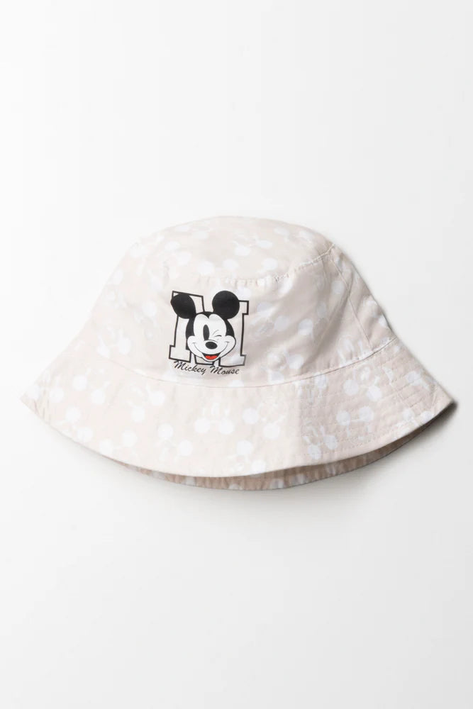 Mickey Mouse Bucket Hat Natural