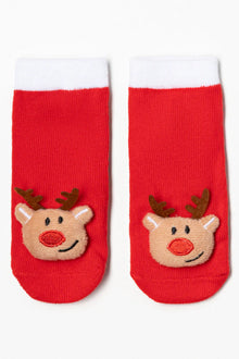 2-pack kerstrendiersokken rood