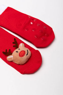 2-pack kerstrendiersokken rood
