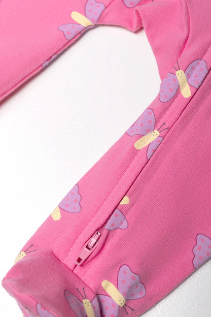 Butterfly Babygrow Pink