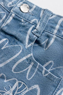Denim Short Blauw