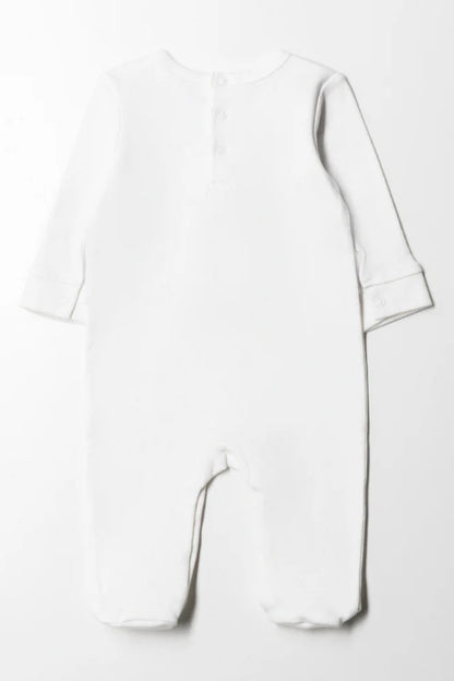 Babygrow White And Grey