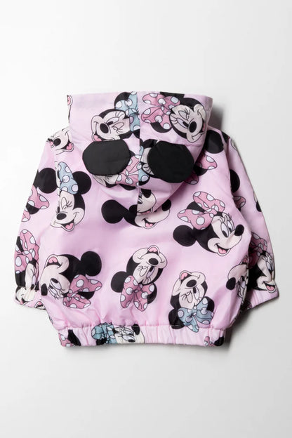 Minnie Mouse Windjack Roze
