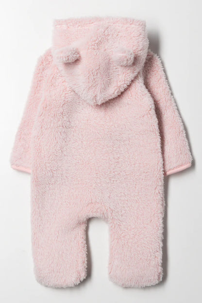 Sherpa Babygrow Pink