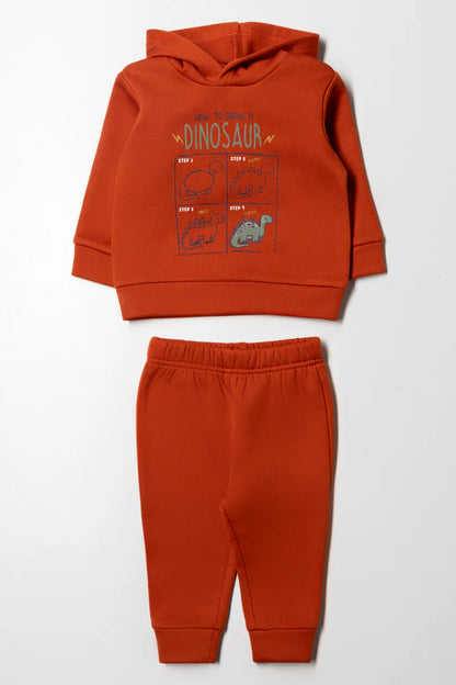 Hooded Tracksuit Orange