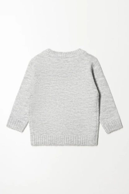 Star Pullover Jersey Grijs