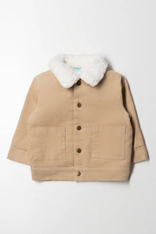 Corduroy Truckerjack Natuurlijk