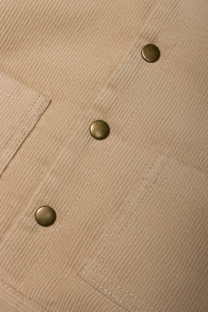 Corduroy Truckerjack Natuurlijk