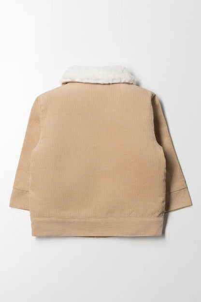 Corduroy Truckerjack Natuurlijk