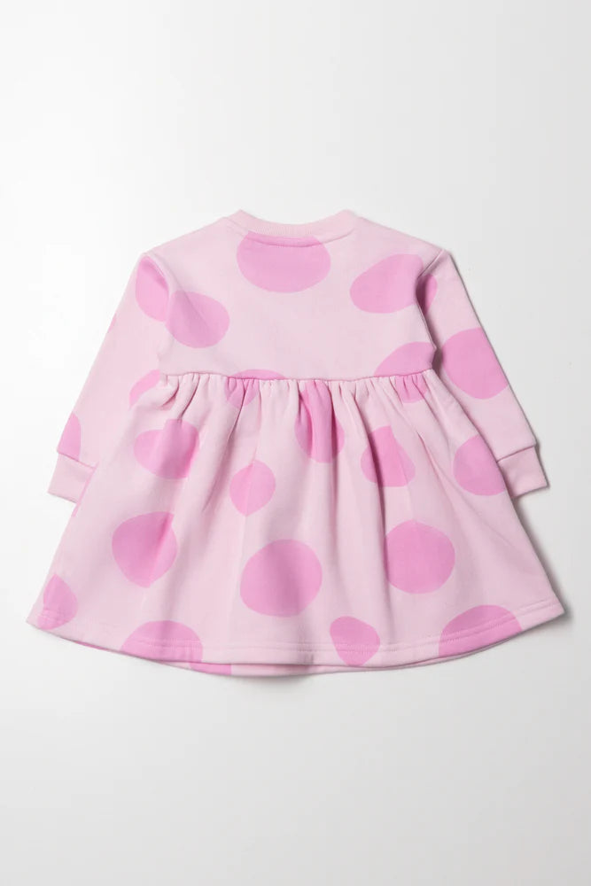 Fleece Dress Light Pink