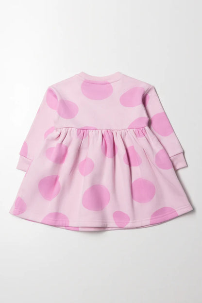 Fleece Dress Light Pink