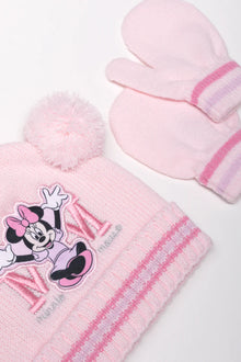 Minnie Mouse Hat Set Pink