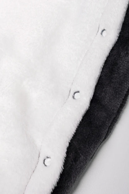 Koala Babygrow Dark Grey And White