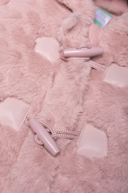 Fur Babygrow Light Pink