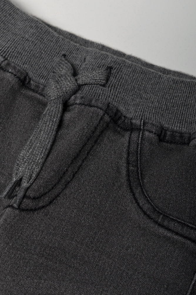 Denim Cargo Pants Grey