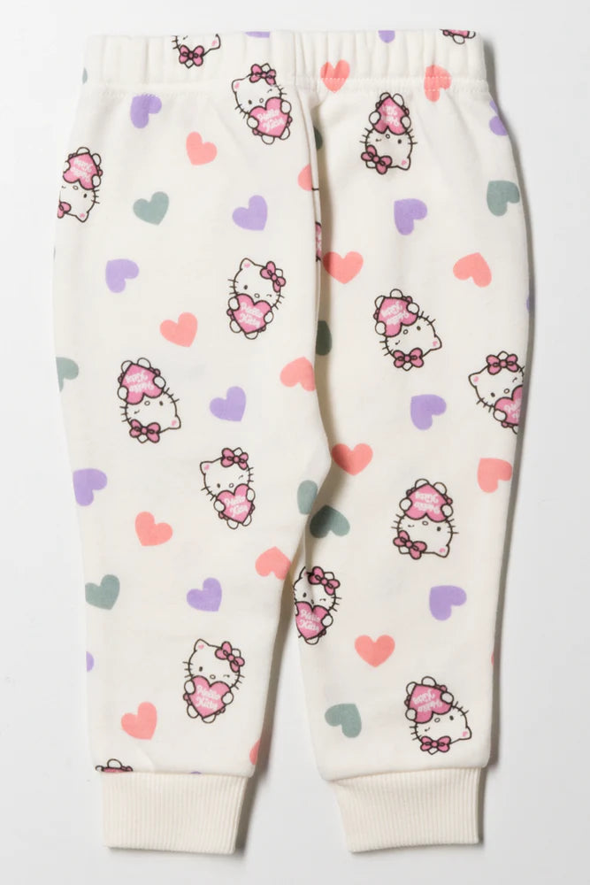 Hello Kitty Trainingsbroek Crème