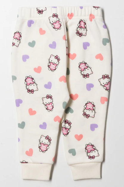 Hello Kitty Trainingsbroek Crème