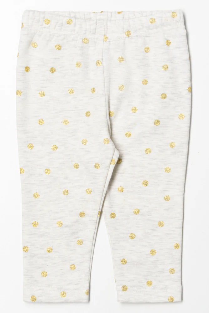 Fleece legging natuurlijk